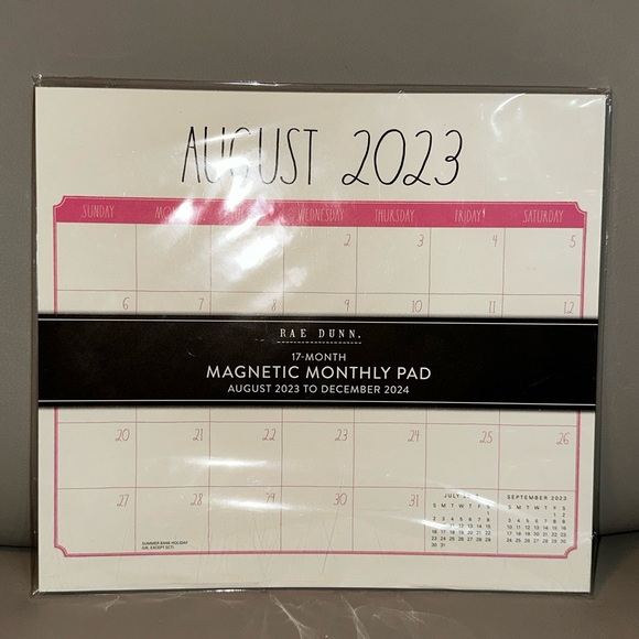 Rae Dunn Office Rae Dunn 7month Monthly Pad 224 Calendar